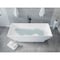 Anzzi Kayenge 5.9 ft. Solid Surface Freestanding Bathtub in Matte White FT-AZ8419 - alternate 8